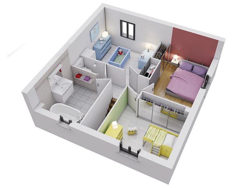 Maison - 95 m2 - 4 pièces