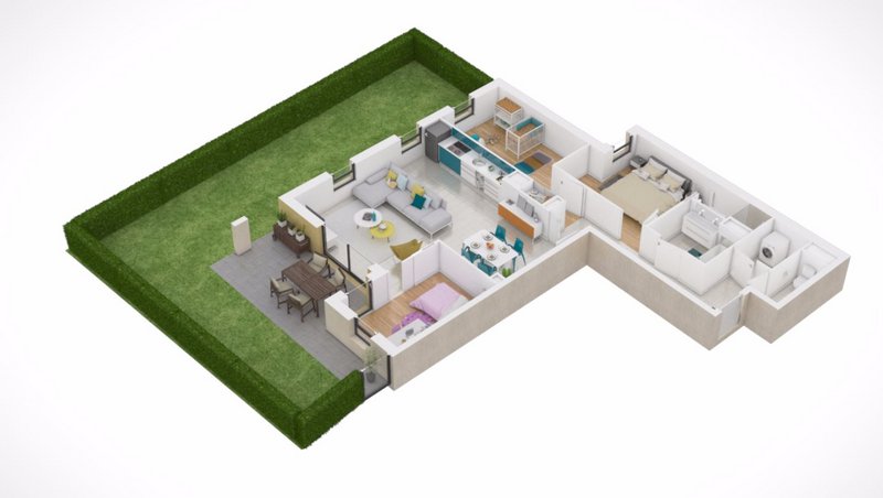 Appartement - 90 m2 - 4 pièces