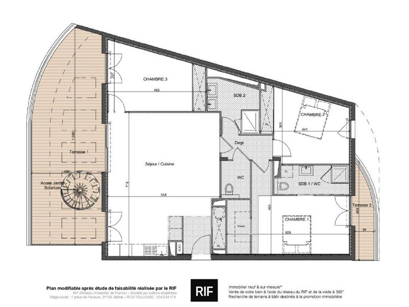 Appartement - 103 m2 - 4 pièces