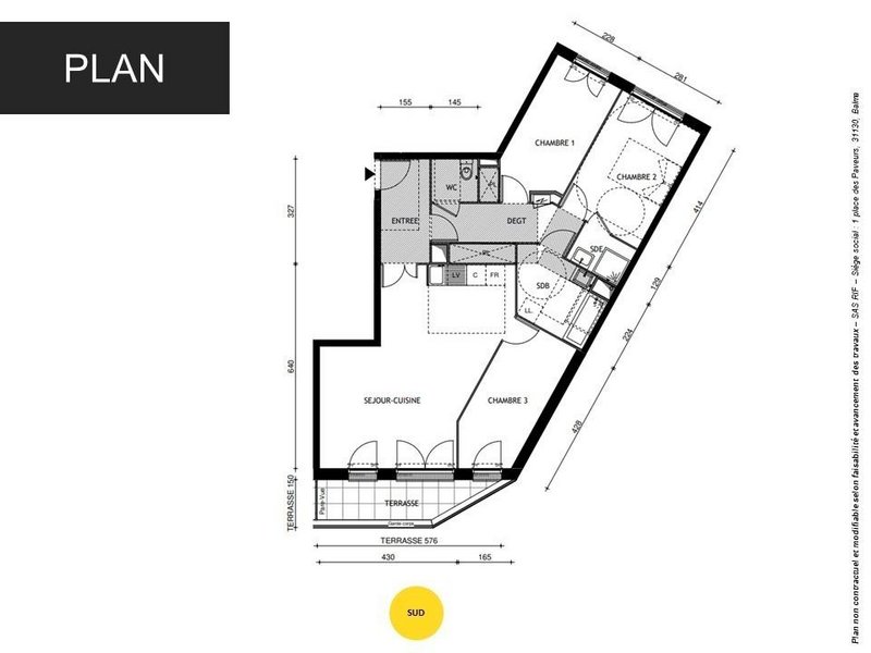 Appartement - 83 m2 - 4 pièces