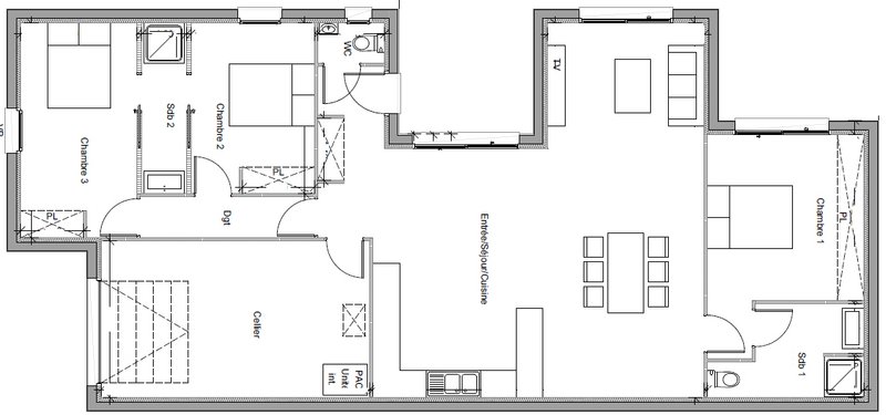 Maison - 129 m2 - 5 pièces