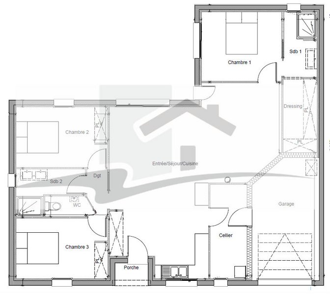 Maison - 103 m2 - 4 pièces