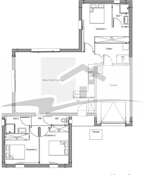 Maison - 96 m2 - 4 pièces