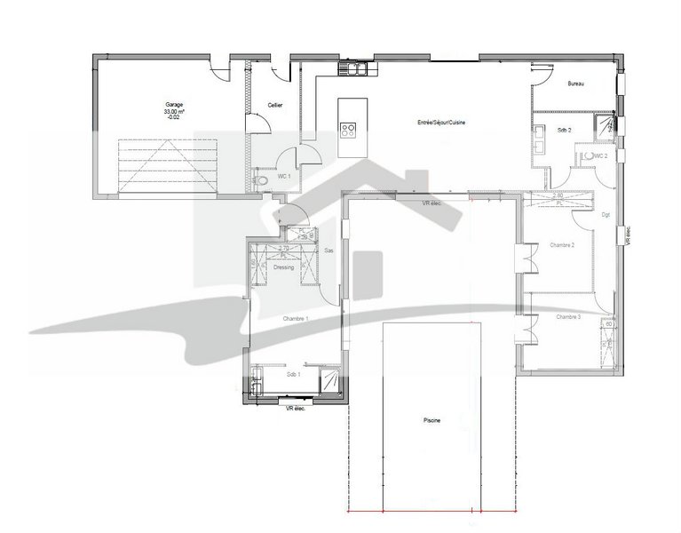Maison - 130 m2 - 4 pièces