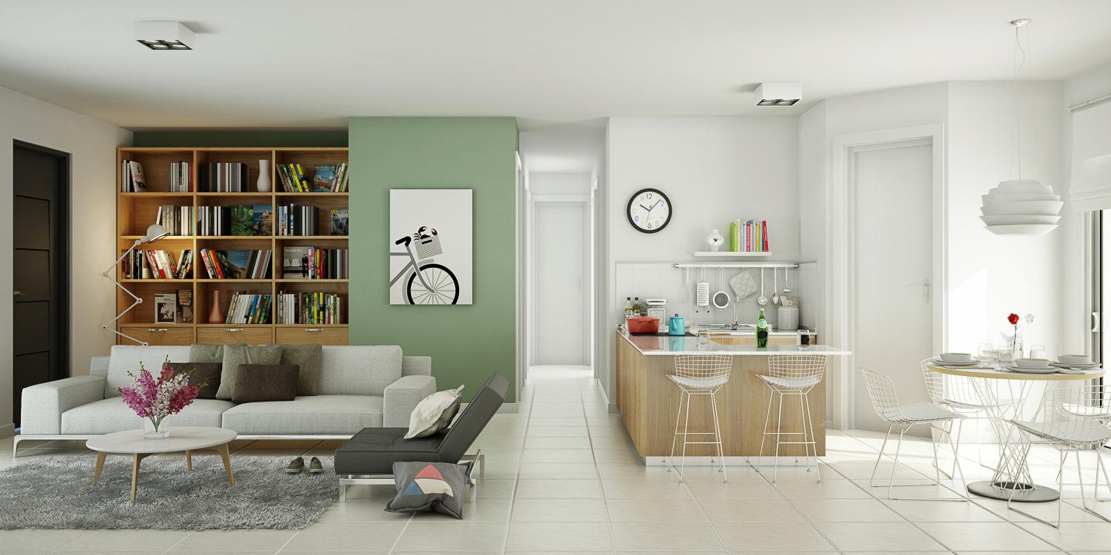 Appartement - 29 m2 - 1 pièce