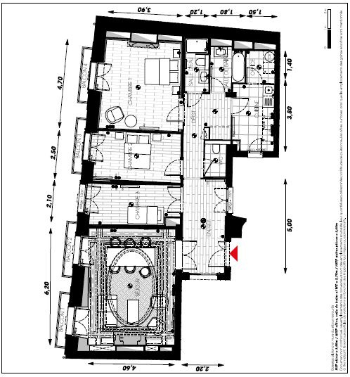 Appartement - 106 m2 - 4 pièces