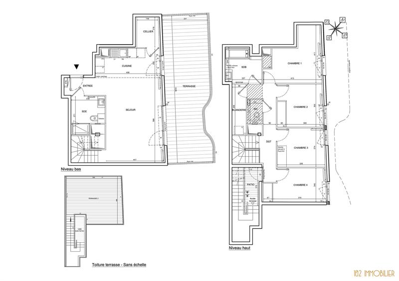 Appartement - 105 m2 - 5 pièces