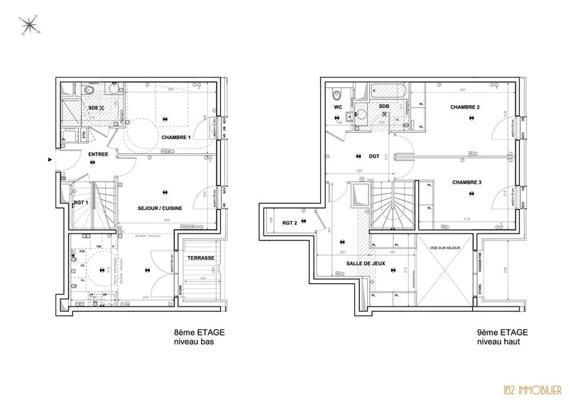 Appartement - 109 m2 - 4 pièces